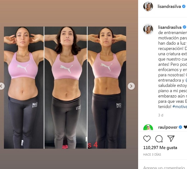 Lisandra Silva Mostró Cómo Cambió Su Cuerpo Tras Aumentar 25 Kilos Por