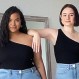 Misma ropa en cuerpos distintos: Amigas muestran cómo lucen con prendas idénticas