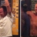 El loco striptease de Kiefer Sutherland ebrio en un bar