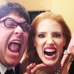 Las mejores fotos de los famosos en el backstage de los Golden Globes