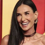 Demi Moore despertó elogios junto a sus hijas en fiesta de los Oscar