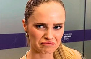 Inna Moll descart&oacute; versiones de romance con Raimundo Cerda con tajante respuesta: "No s&eacute; qui&eacute;n es"