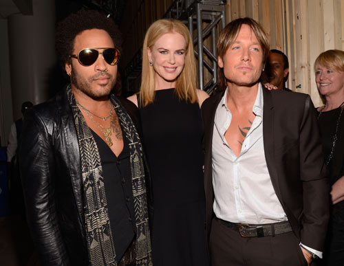 Nicole Kidman con Lenny Kravitz y Keith Urban / Hola.com