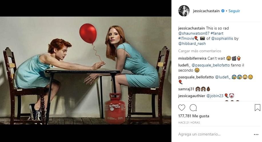jessica chastain it beverly
