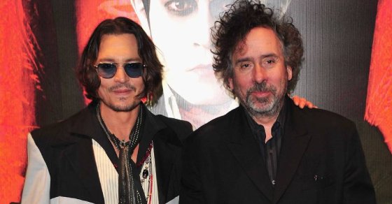 Johnny Depp y Tim Burton