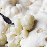 Coliflor con Salsa Blanca, fácil y económica receta para preparar en casa