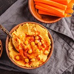 Hummus de Zanahoria y Garbanzos, fácil y sabrosa receta