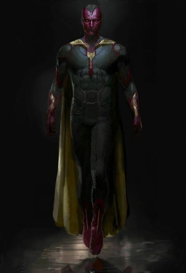 Una imagen de cómo se verá Vision en Avengers: Age of Ultron