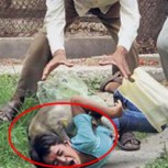 Impactantes imágenes: Niño fue atacado por un mono en zoológico de India