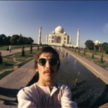 George Harrison ya se tomaba selfies en India en 1966 con lente ojo de pez