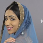 Video: Modelo encarnó 100 años de belleza india en poco más de un minuto