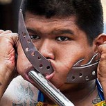 Festival vegetariano de Tailandia tiene curiosos y dolorosos rituales