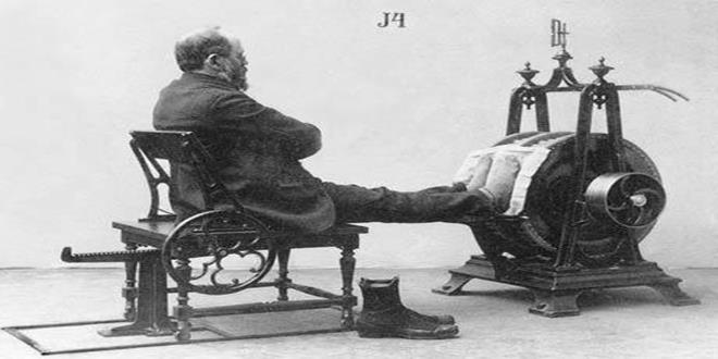 Máquina ejercicio siglo XIX