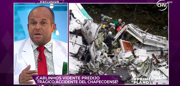 Carlinhos, vidente que anticipó tragedia del Chapecoense, hace fuertes  predicciones para Chile - Guioteca