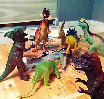 Dinosaurios Divirtiéndose