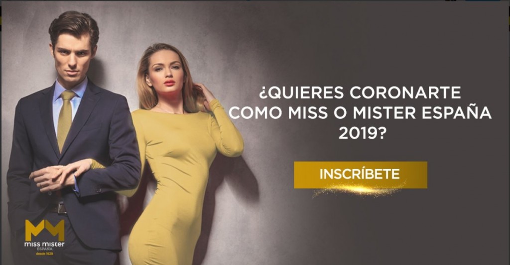Afiche para el casting de Miss y Míster España 2019.