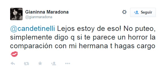 gianinna maradona twitter 2