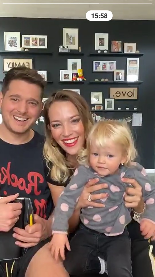 Michael Bublé lets daughter Vida shine during sweet performance of