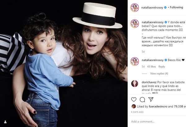 Natalia Oreiro comparte foto de su hijo de 8 años ¿Sigue los pasos de