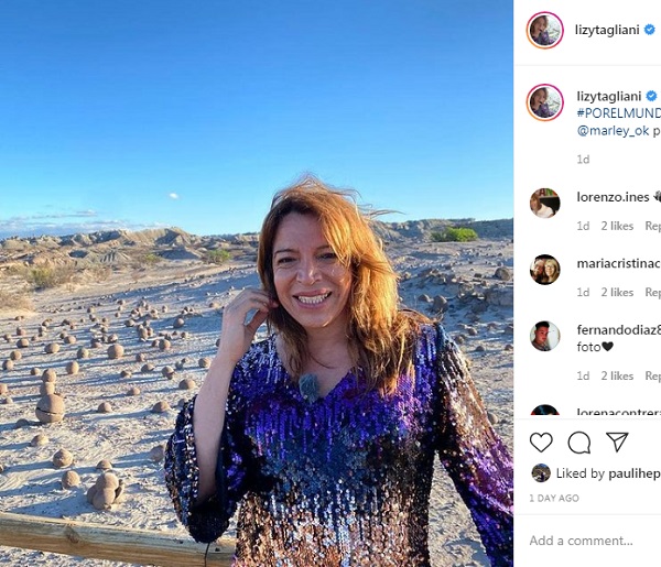 famosas argentinas que tienen mas seguidores lizy tagliani