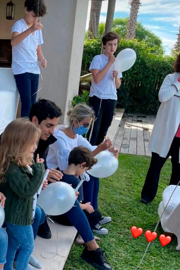 pampita 15 años blanca homenaje hijos