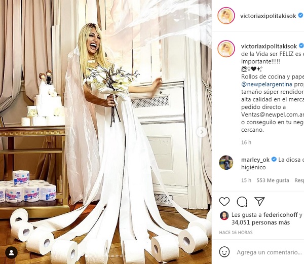vicky xipolitakis vestido de novia papel higienico 10
