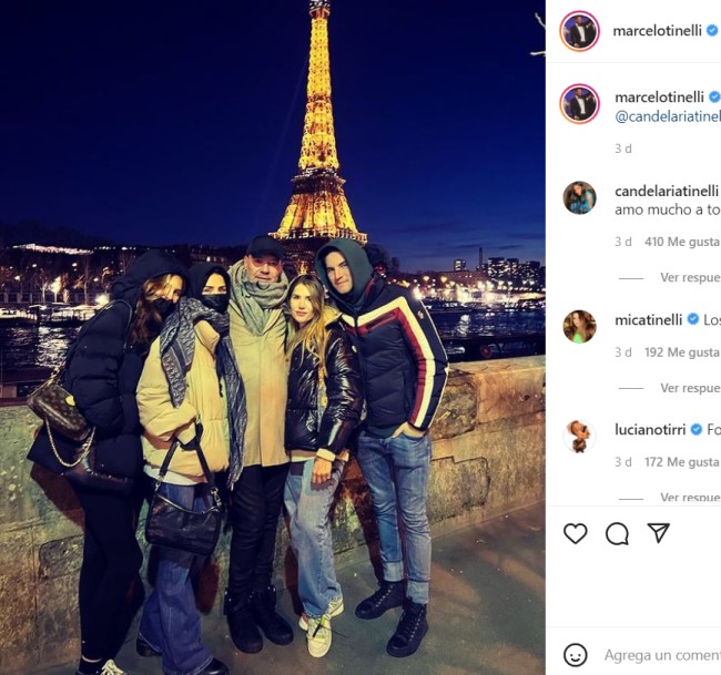 marcelo tinelli hijos paris