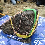 Recuperan el mayor trozo del meteorito de Cheliabinsk