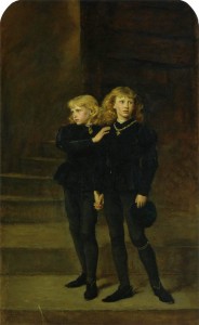 "Eduardo V y su hermano Ricardo en la Torre de Londres”, del pintor John Everett Millais.