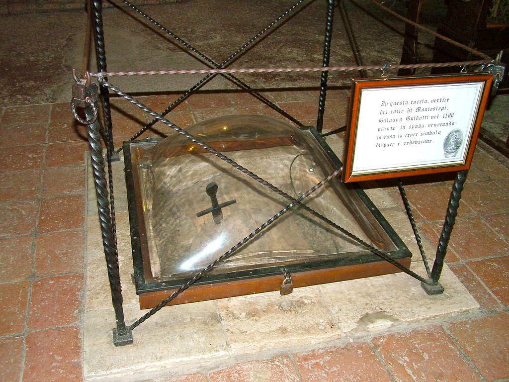 Cappella di Montesiepi, la spada nella roccia