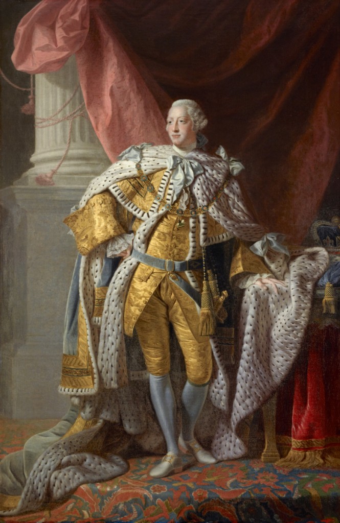 El Rey Jorge III de Inglaterra.
