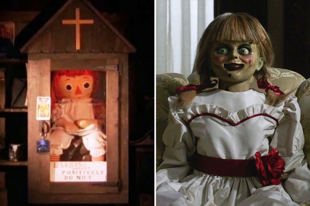 La verdadera muñeca Annabelle y la aterradora versión que hizo famosa el cine. 