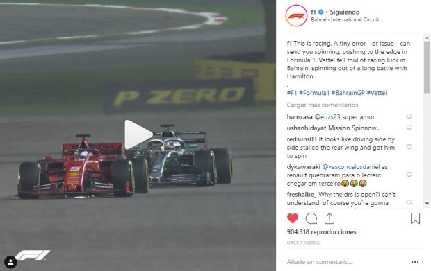 Lewis Hamiton gana en Bahrein gracias a la mala suerte de Ferrari