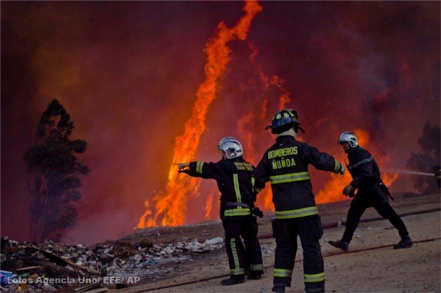Incendio Valparaíso Fotos Bomberos