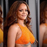 Rihanna filtra particular accesorio a la fiesta de los Grammy: Fue sorprendida con una petaca