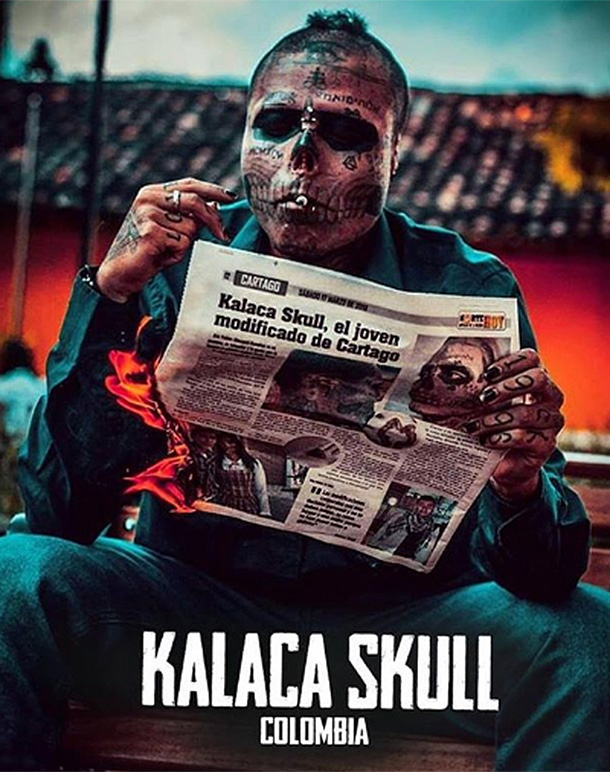 Fotos De Kalaca Skull El Escalofriante Caso Del Tatuador Que Se Sacó
