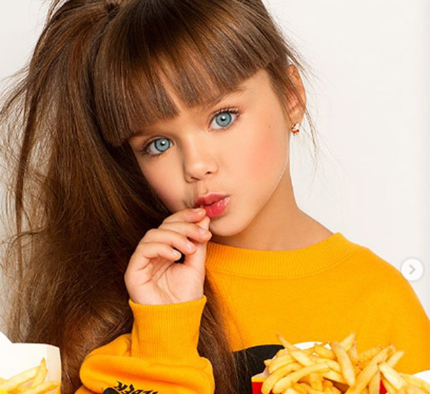 La nueva “niña más linda del mundo”: tiene 6 años y es furor en la red