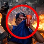 Fotos de las masivas manifestaciones en Venezuela a favor de los militares sublevados