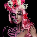 Maquillaje aterrador: Fotos del trabajo de la artista que hasta desaparece gracias a sus pinturas