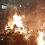 Penosas fotos muestran cómo quedó Valparaíso tras las protestas de la noche de Año Nuevo