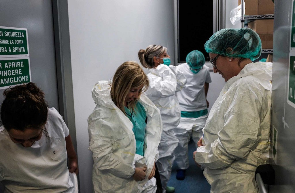 ITALY-HEALTH-VIRUS-HOSPITAL-CREMONA-TOPSHOT