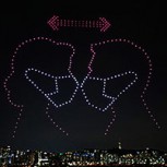 Fotos: Corea del Sur monta sorprendente show de luces con drones para educar sobre el Coronavirus