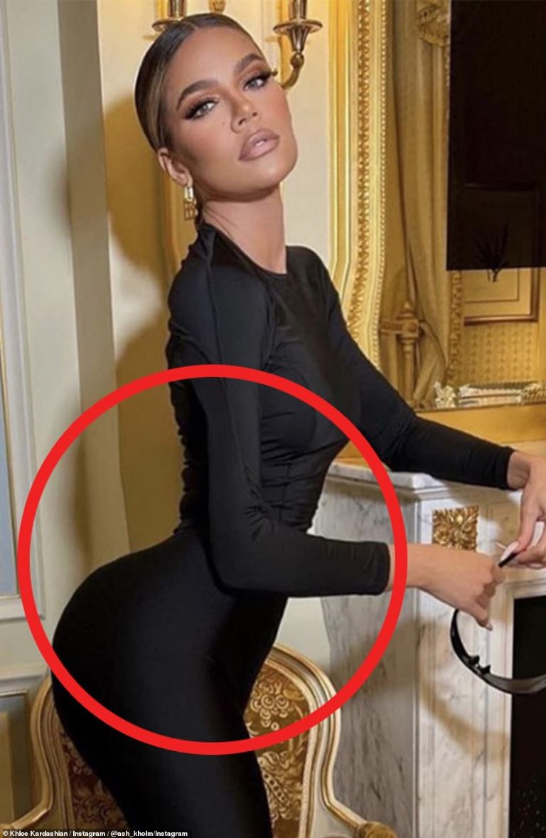 Khloe Kardashian recibe avalancha de críticas por foto con evidente