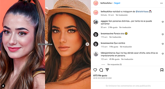 Belleza Falsa Fotos De La Cuenta De Instagram Que Muestra El Antes Y Despu S De Los