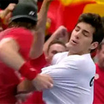 Foto de Cristián Garín muestra las consecuencias luego de ser “atropellado” por jugador belga