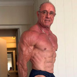 Fotos del “abuelo fisicoculturista” de las redes sociales: Tiene más de un millón de seguidores