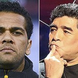 Dani Alves le pegó duro a Maradona y Dalma lo destruyó con su respuesta