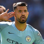 Agüero marcó dos goles y celebró un nuevo título con el Manchester City