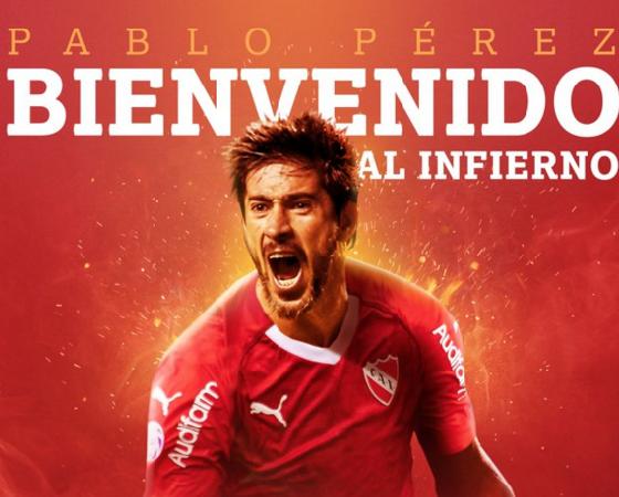Independiente publicó esta imagen para presentar a su nuevo refuerzo.