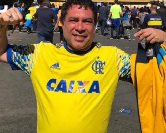 Hinchas de boca con camiseta de flamengo hot sale